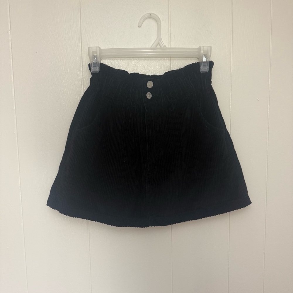 Forever 21 Black Corduroy Skirt